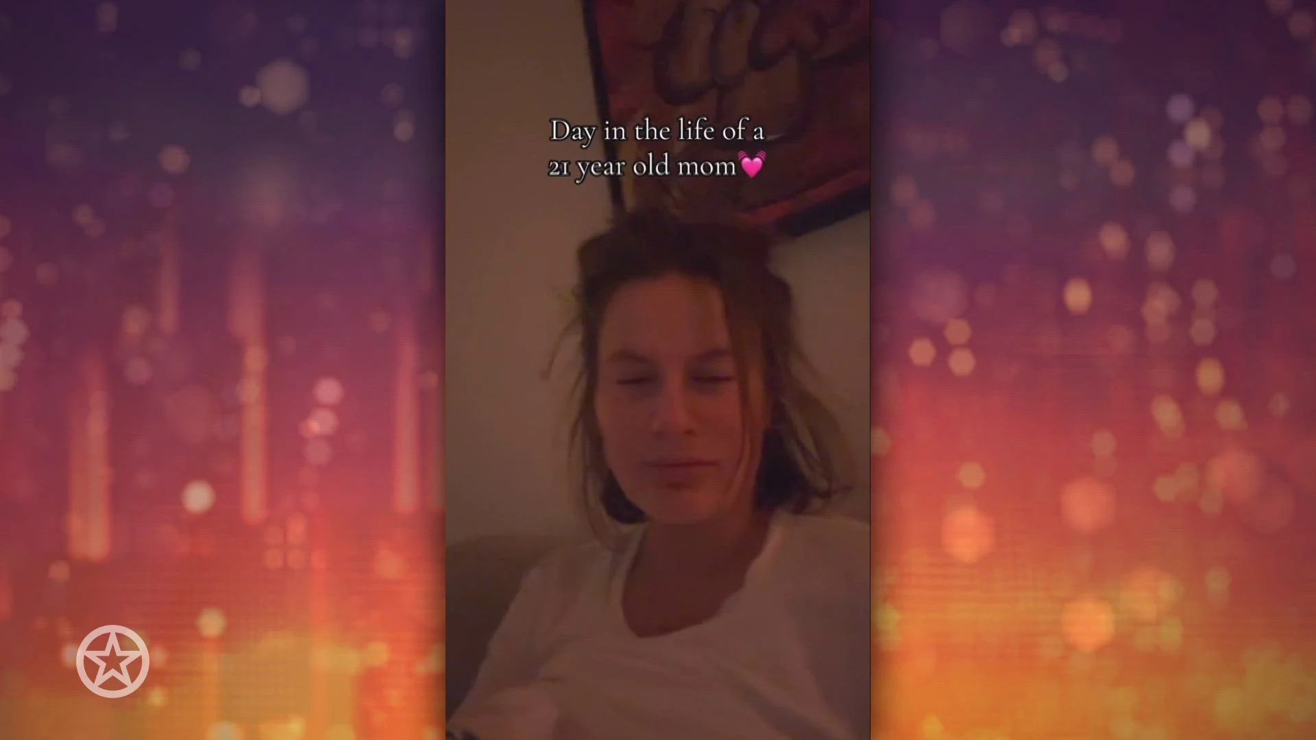 Amy Rose filmt 'a day in the life' met haar dochter