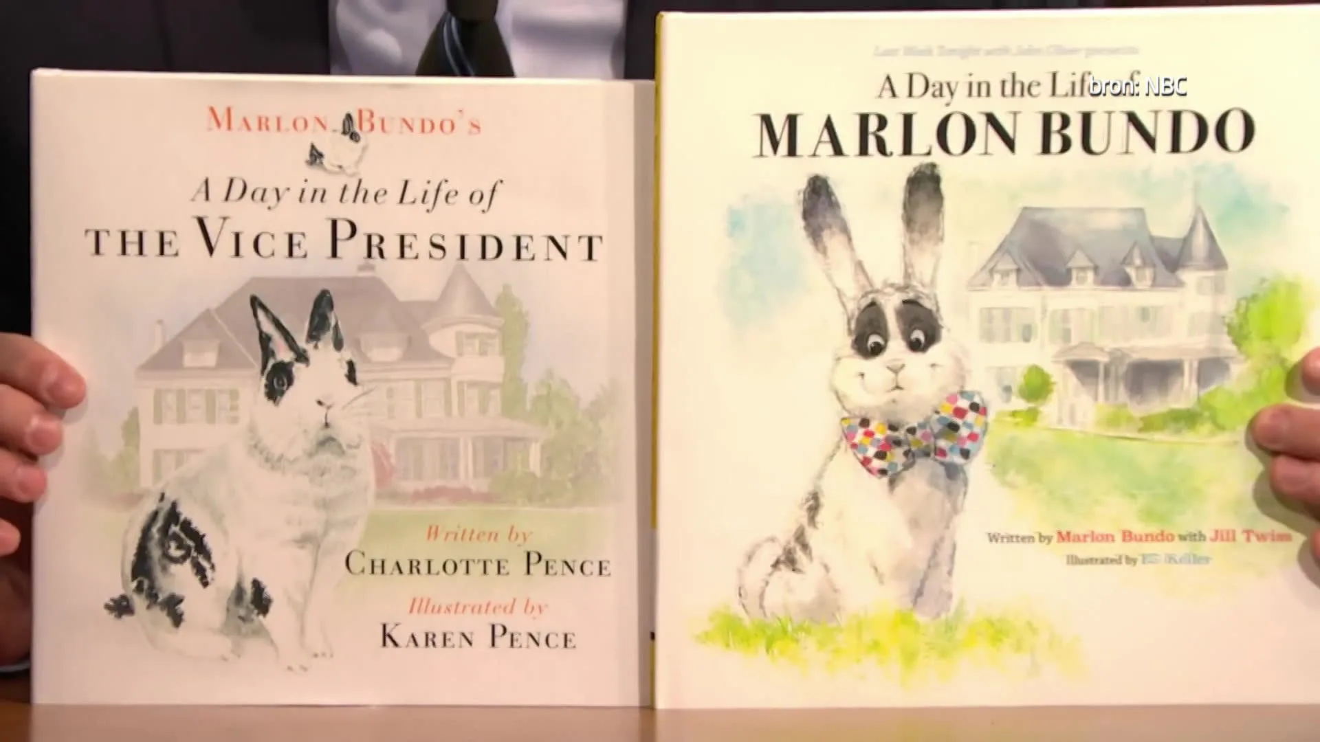 Parodie op kinderboek over konijn vicepresident Mike Pence blijkt hit