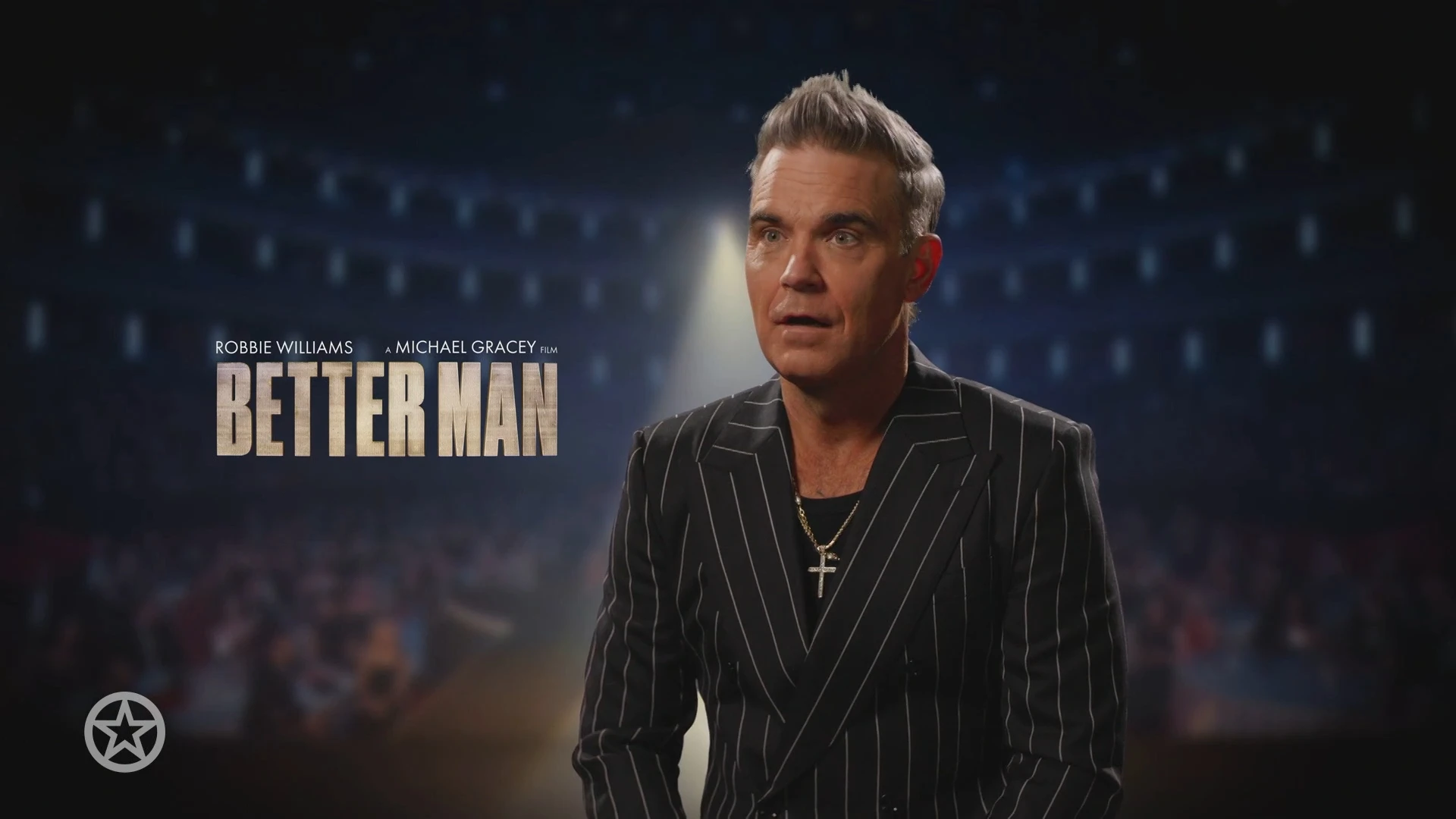 René Mioch spreekt Robbie Williams in Amsterdam