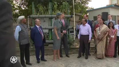 Stinkende uitdaging voor koningspaar