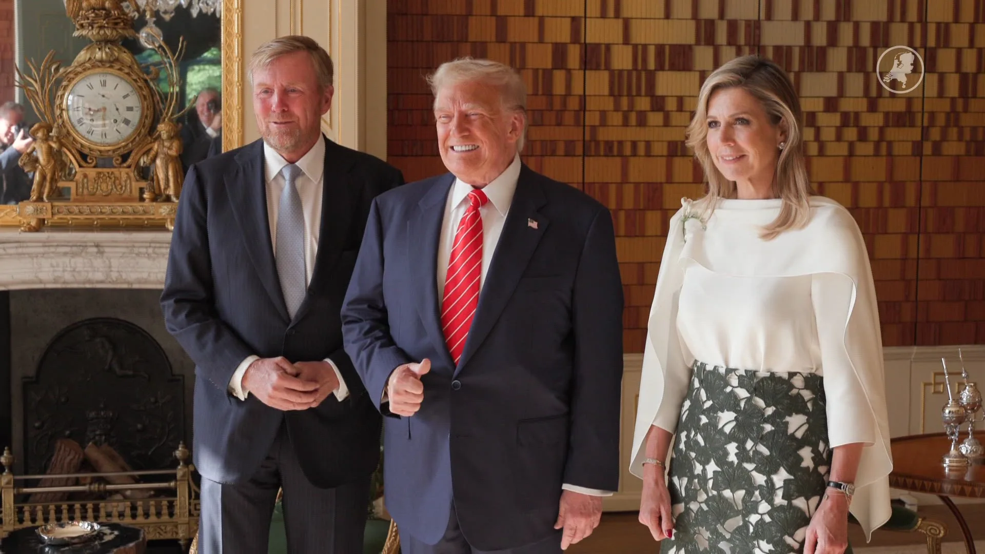 Trump: geweldig geslapen bij koningspaar (Hart van Nederland)