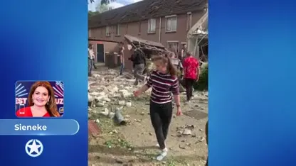 Sieneke kapot geschrokken van enorme explosie