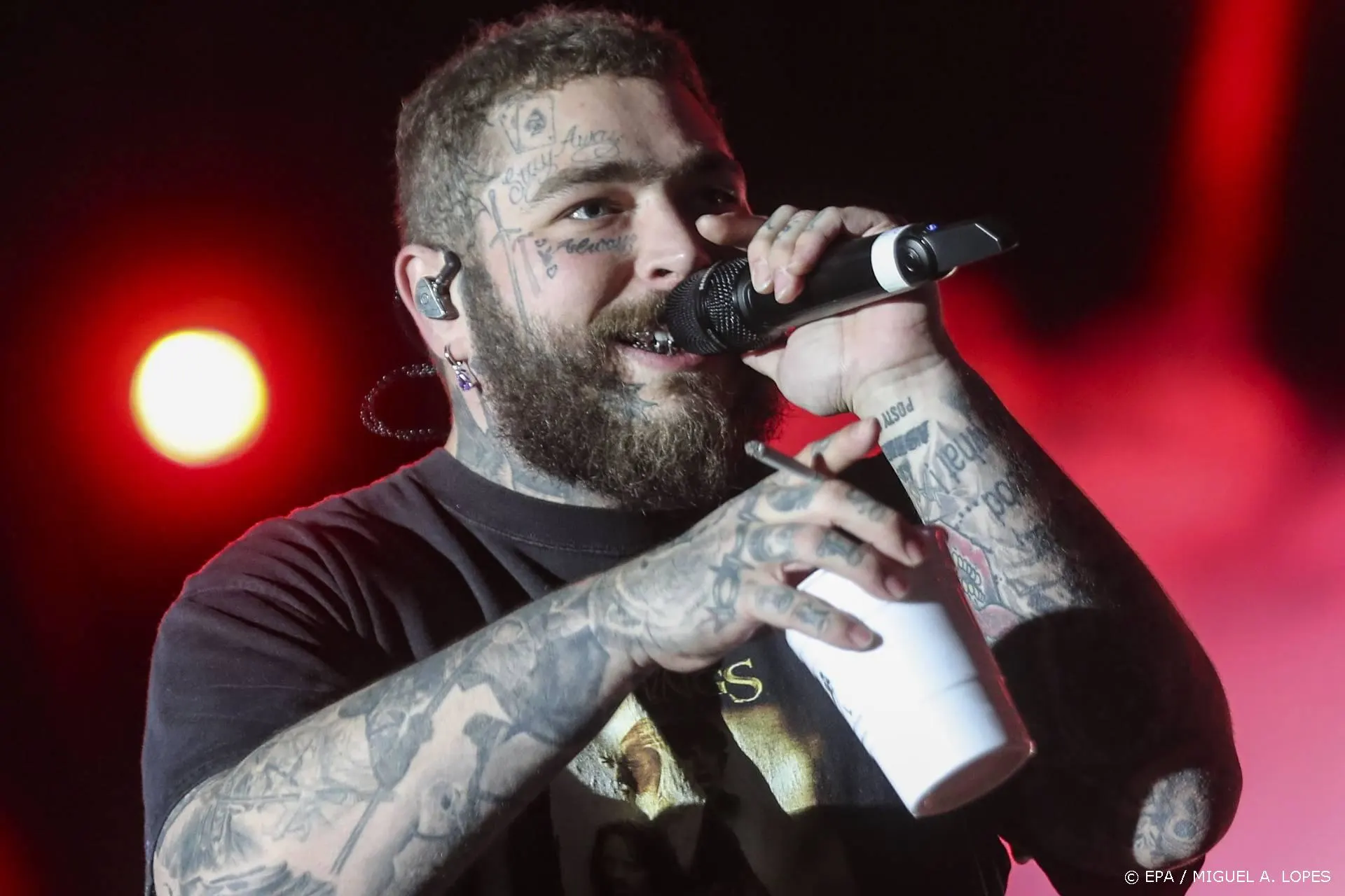 Post Malone met 'stekende pijn' opgenomen in het ziekenhuis