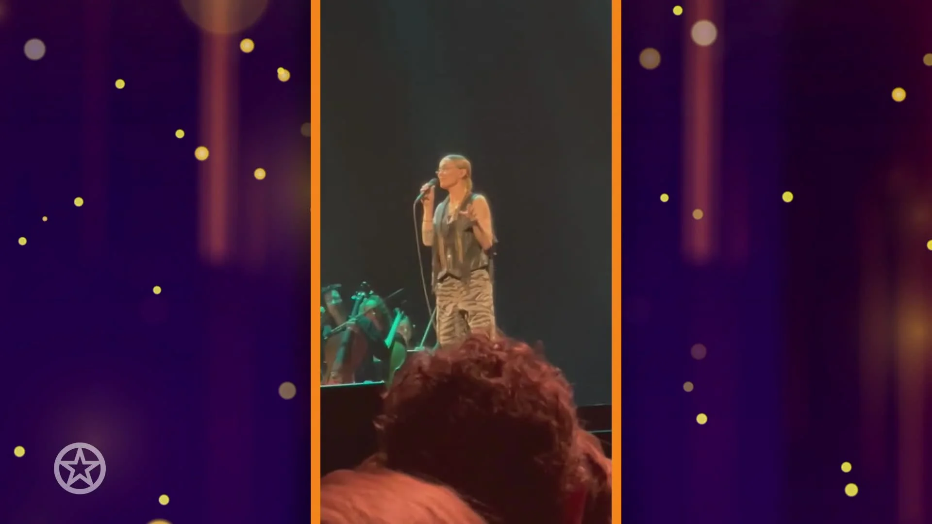 Anouk tijdens optreden over tijd vol relletjes