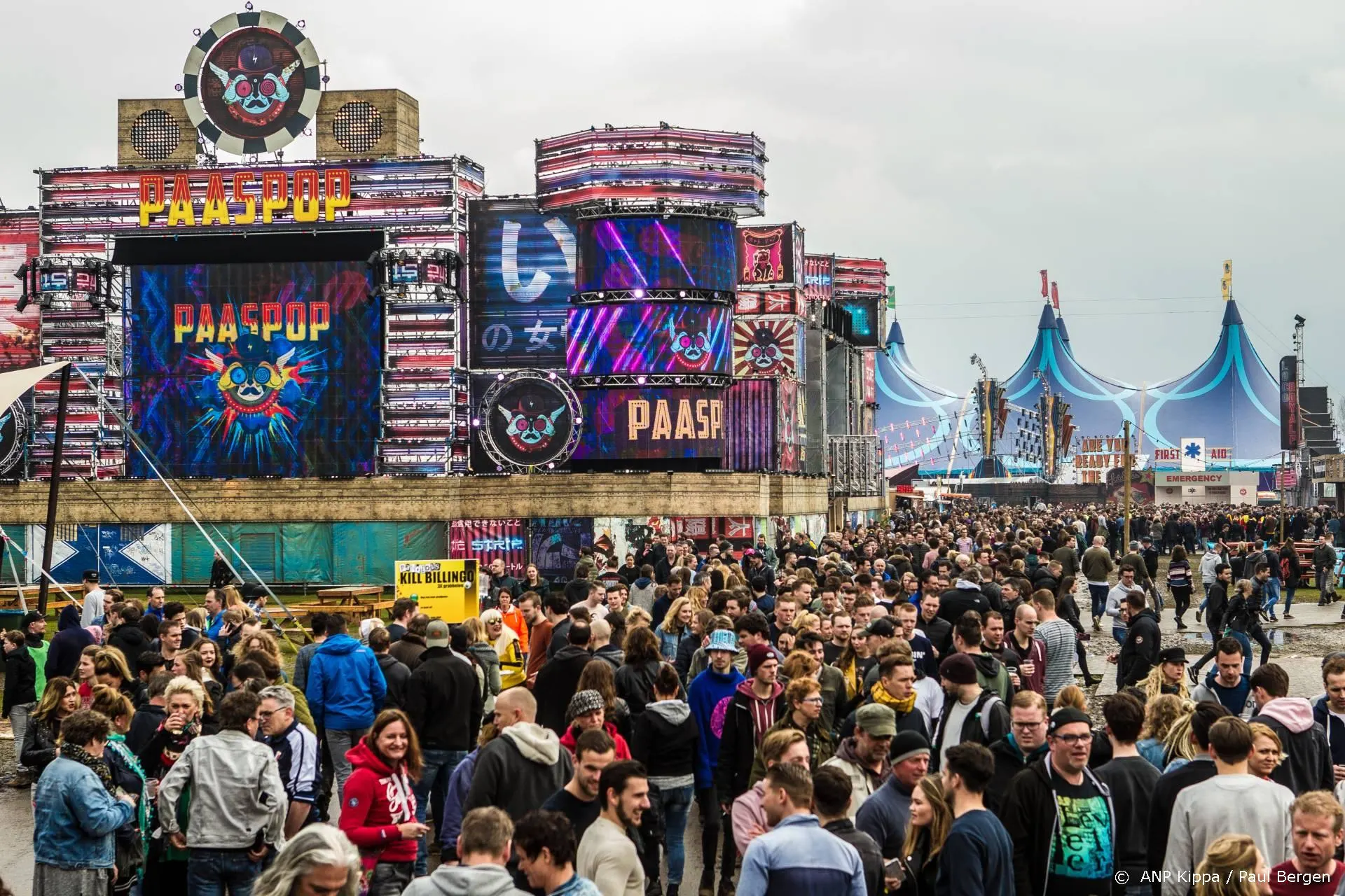 Paaspop maakt eerste 92 namen bekend voor verplaatste editie