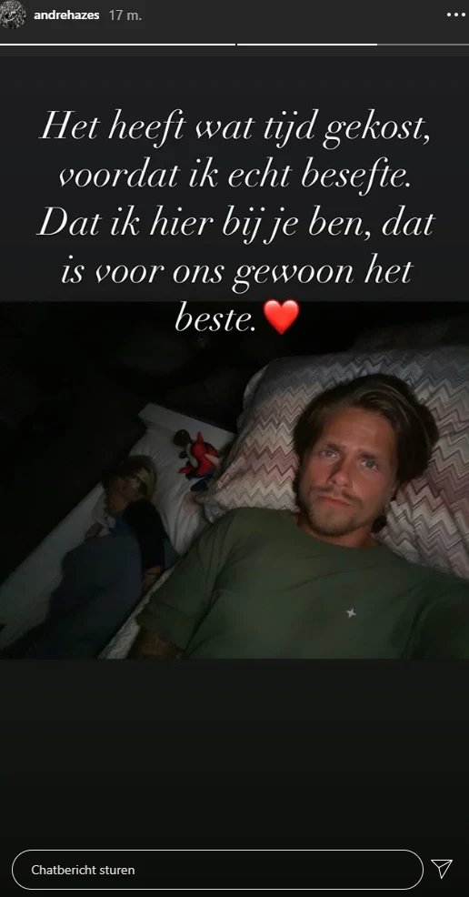 André Hazes emotioneel over zoontje