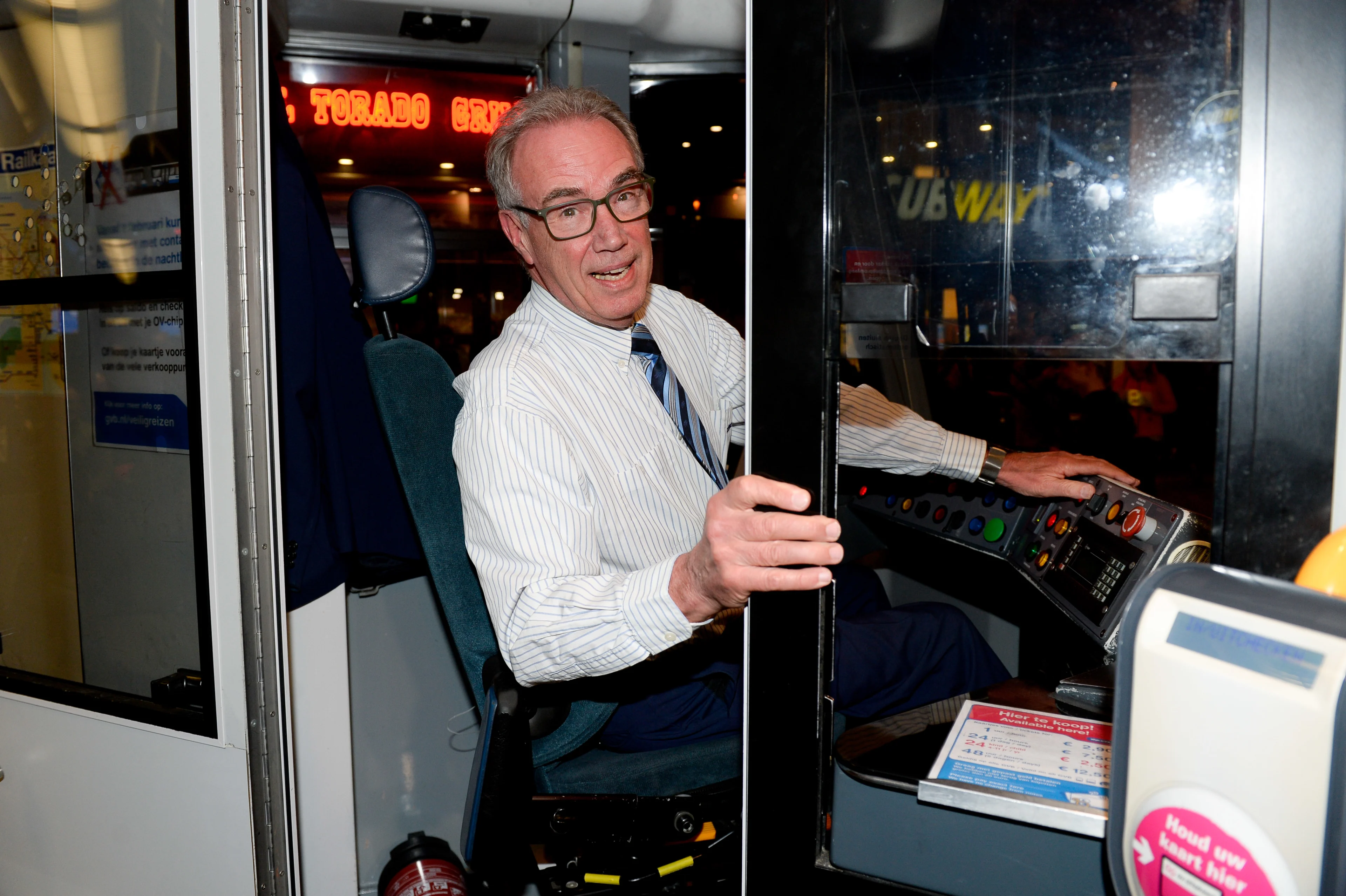 Edvard Niessing in elkaar geslagen in eigen tram