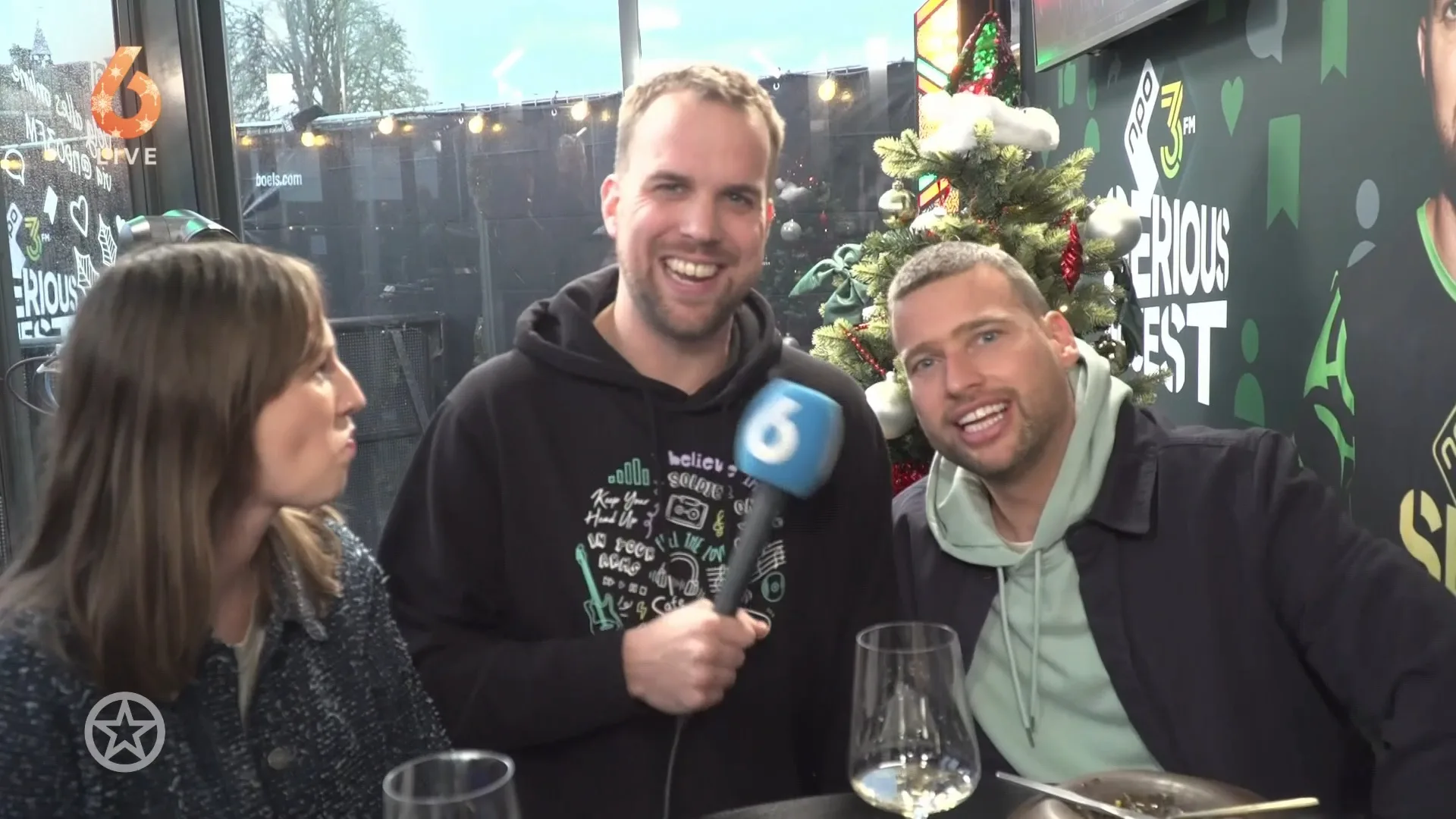 De dj's van 3FM laten zich weer opsluiten in het Glazen Huis