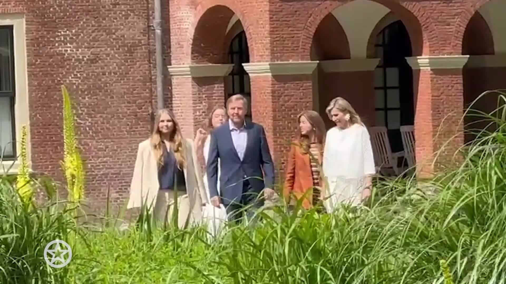 Eerste beelden fotosessie Oranjes