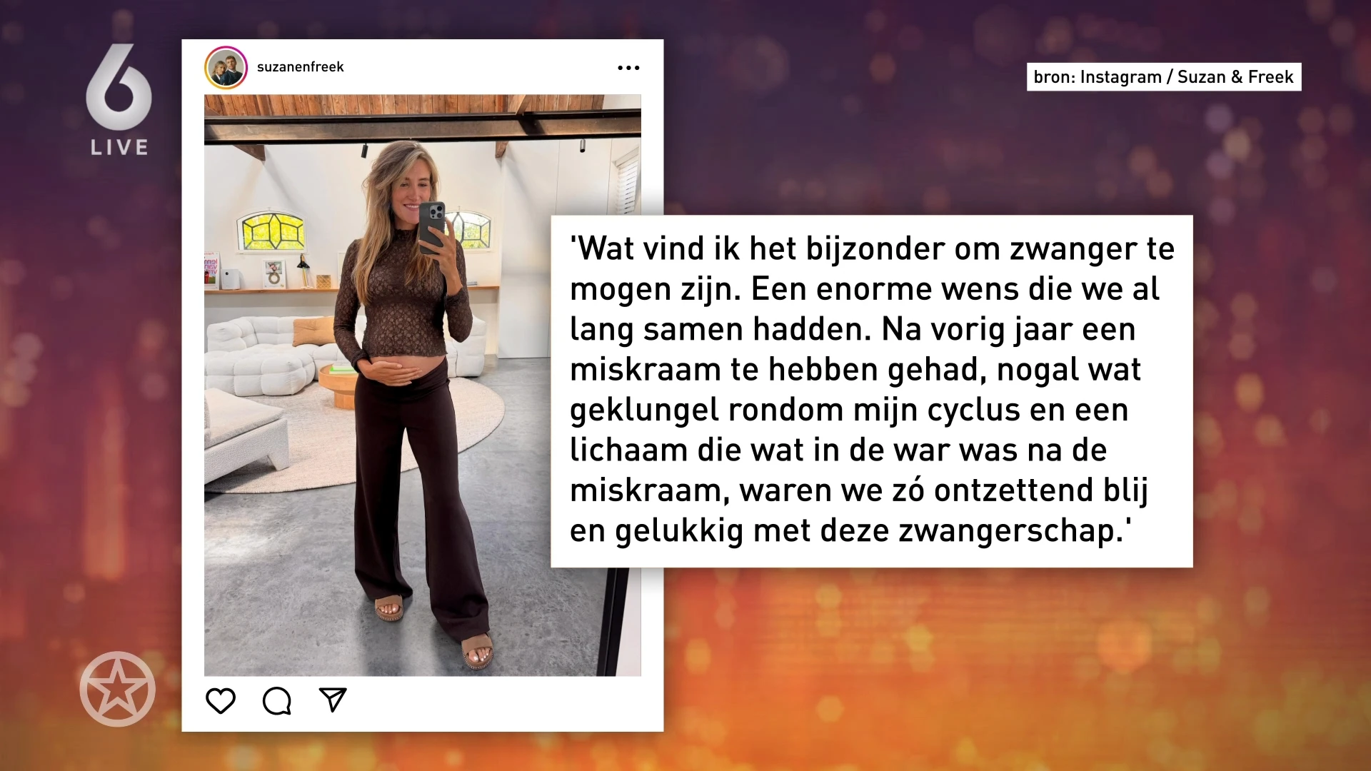 Suzan en Freek hebben eerder al eens een miskraam gehad