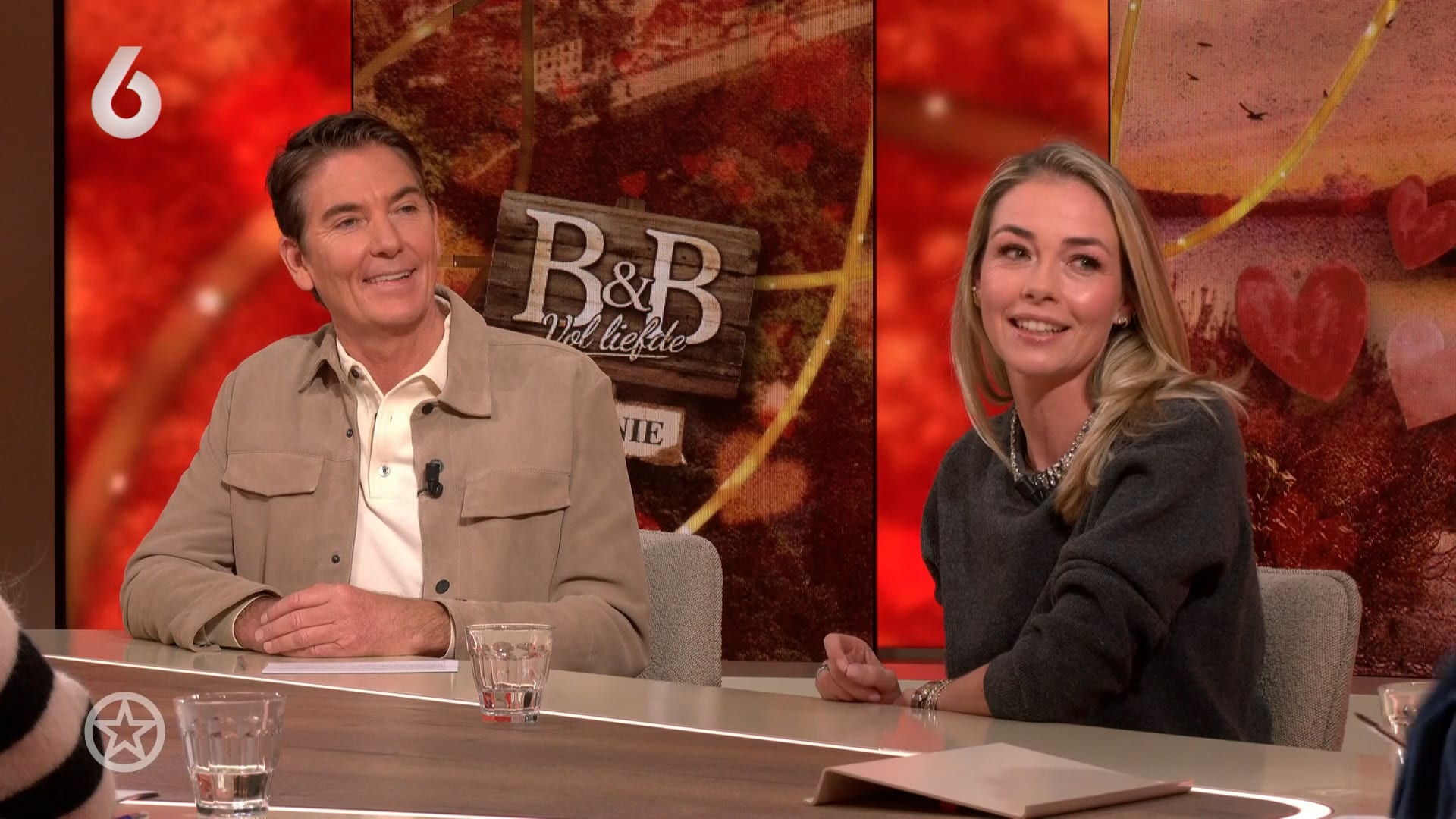 Oud-deelnemers van B&B Vol Liefde zijn bij elkaar gekomen voor een reünie