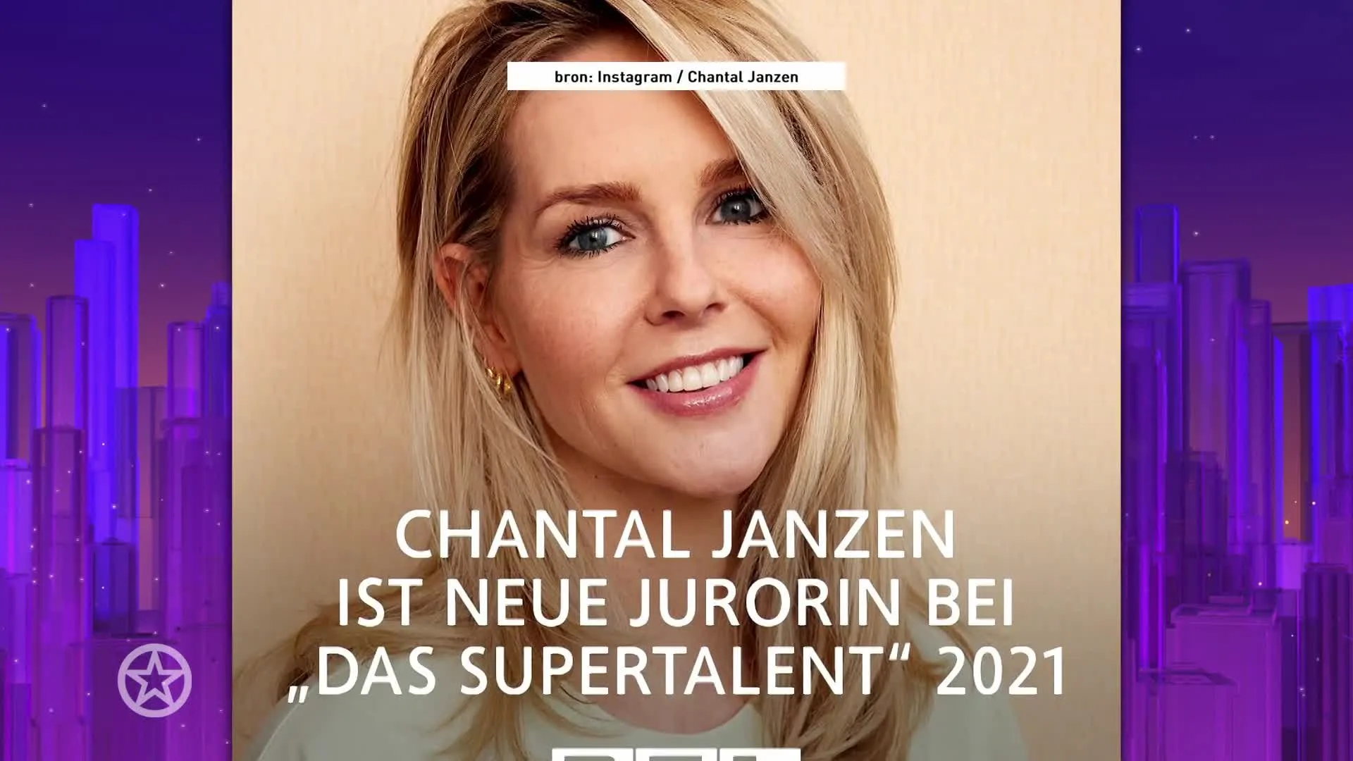 Chantal Janzen geniet van Duits televisieavontuur