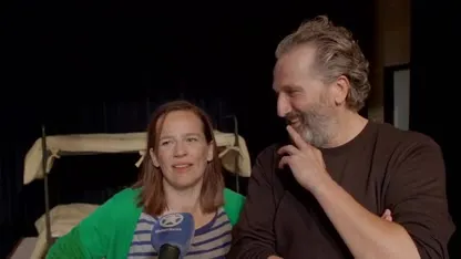 Met Lies en Marcel bij de repetities voor benefiet-voorstelling Buik