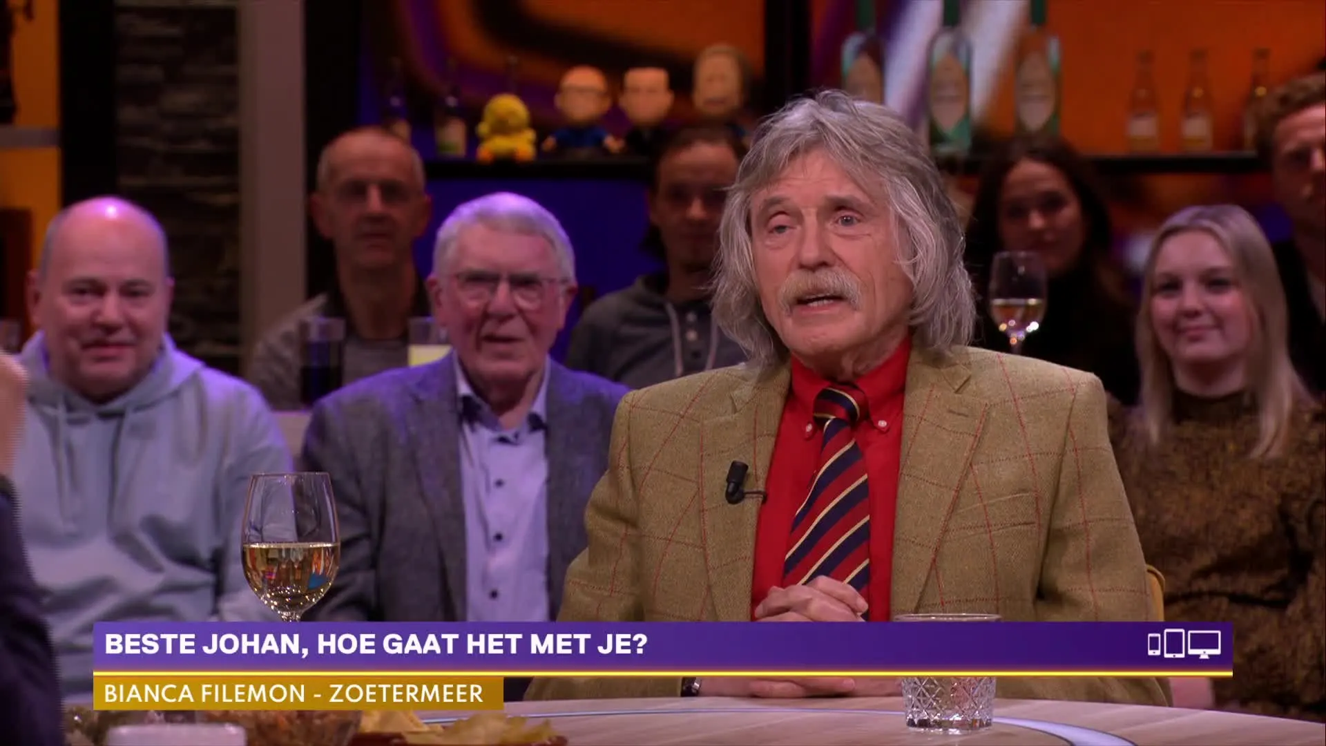 Johan Derksen terug bij Vandaag Inside