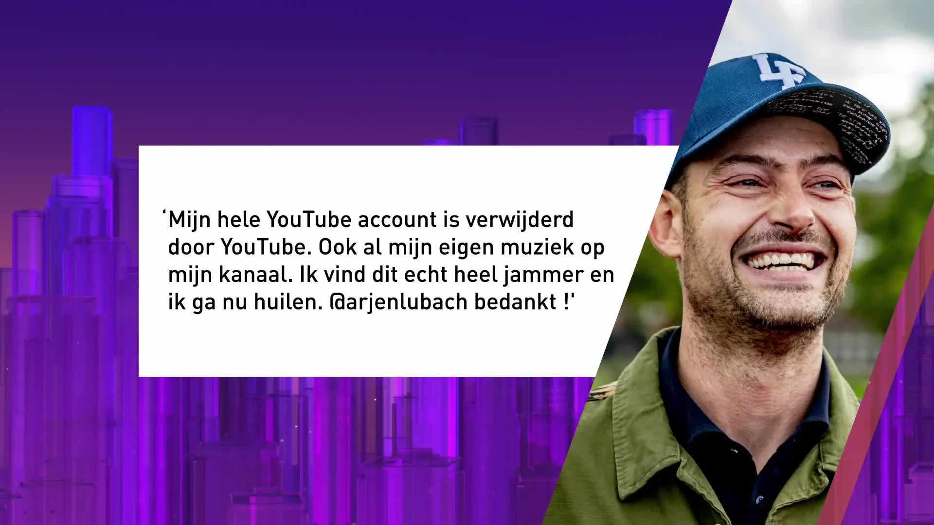 Youtube-account Lange Frans offline gehaald