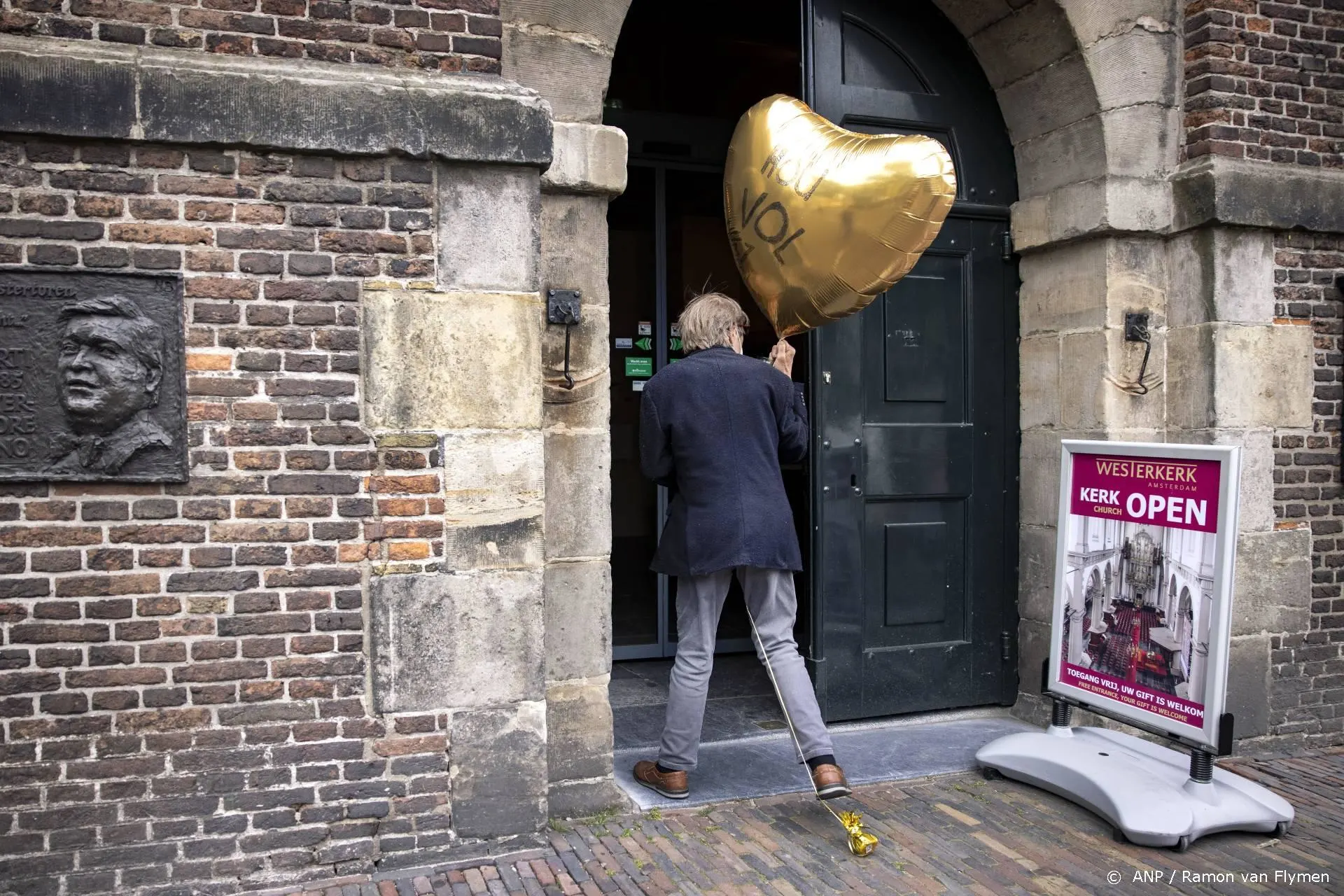 Al veel aanloop bij Amsterdamse Westerkerk voor Peter R. de Vries