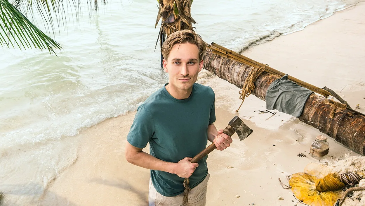 Expeditie Robinson laat diepe indruk achter bij Camiel Kesbeke