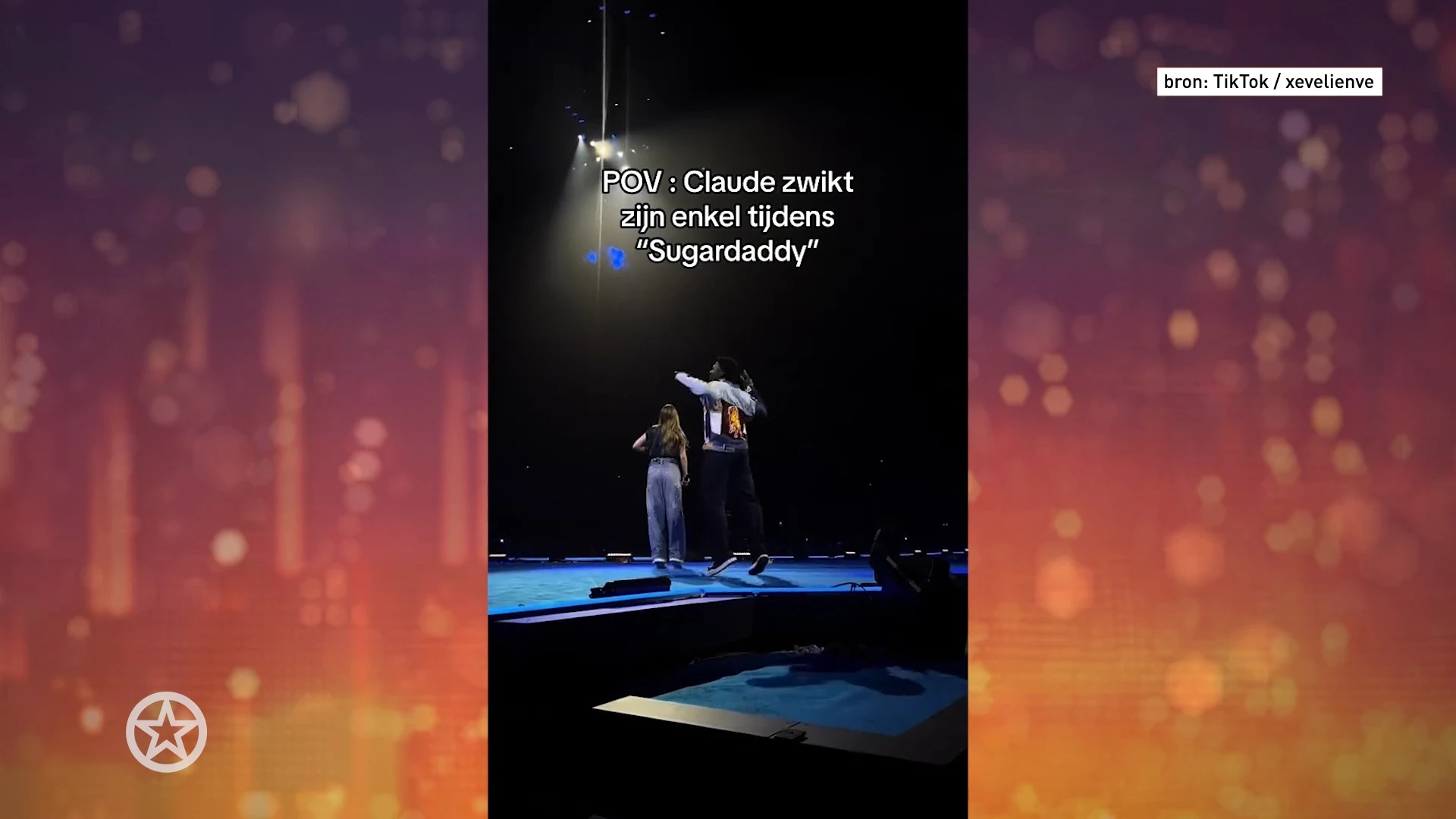 Claude gaat door zijn enkel bij The Streamers