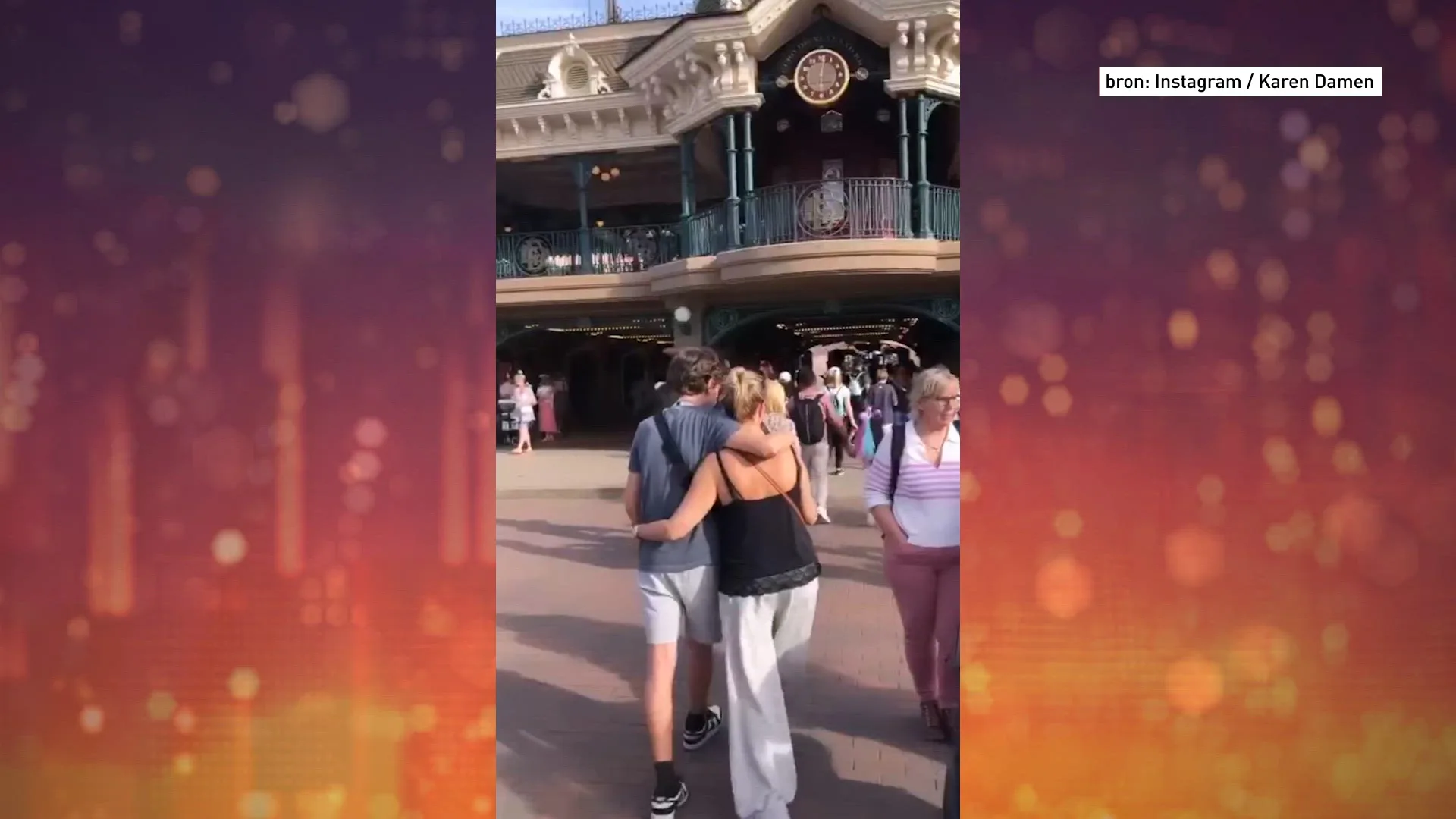 Karen Damen met puberzoon Sky