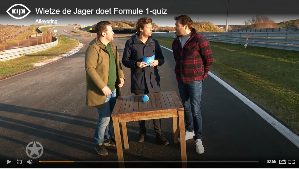 Wietze de Jager houdt een hilarische Formule 1-quiz!