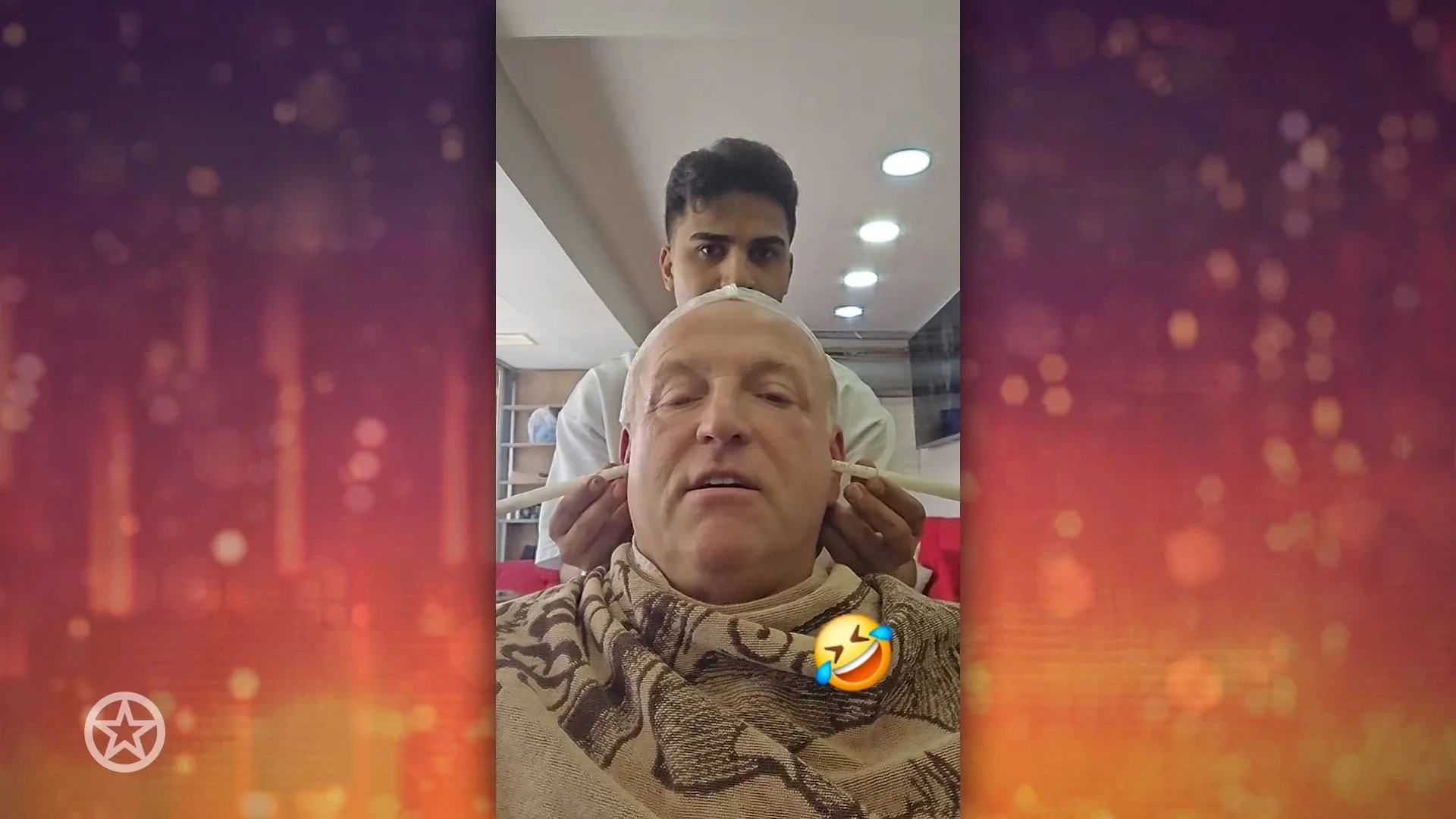 Gordon bij de kapper