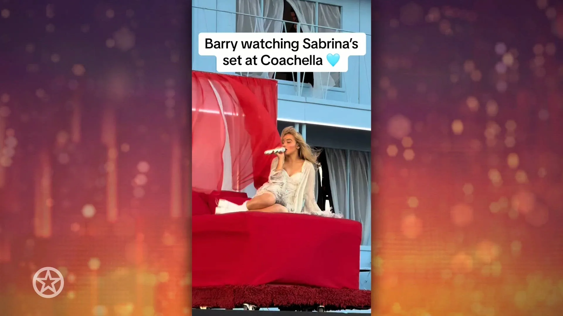 Barry Keoghan is vriendin Sabrina Carpenter aan het aanmoedigen tijdens groot optreden