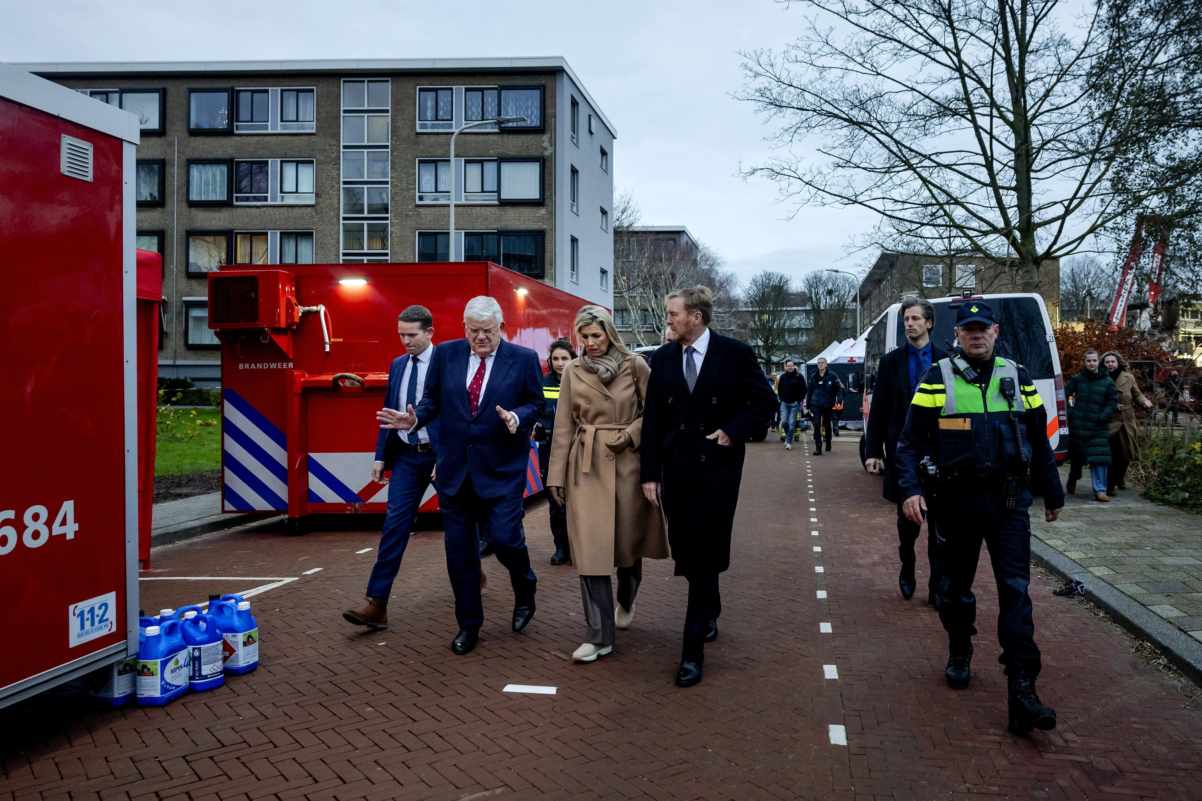 Koning 'in shock' door gebeurtenissen Tarwekamp in Den Haag