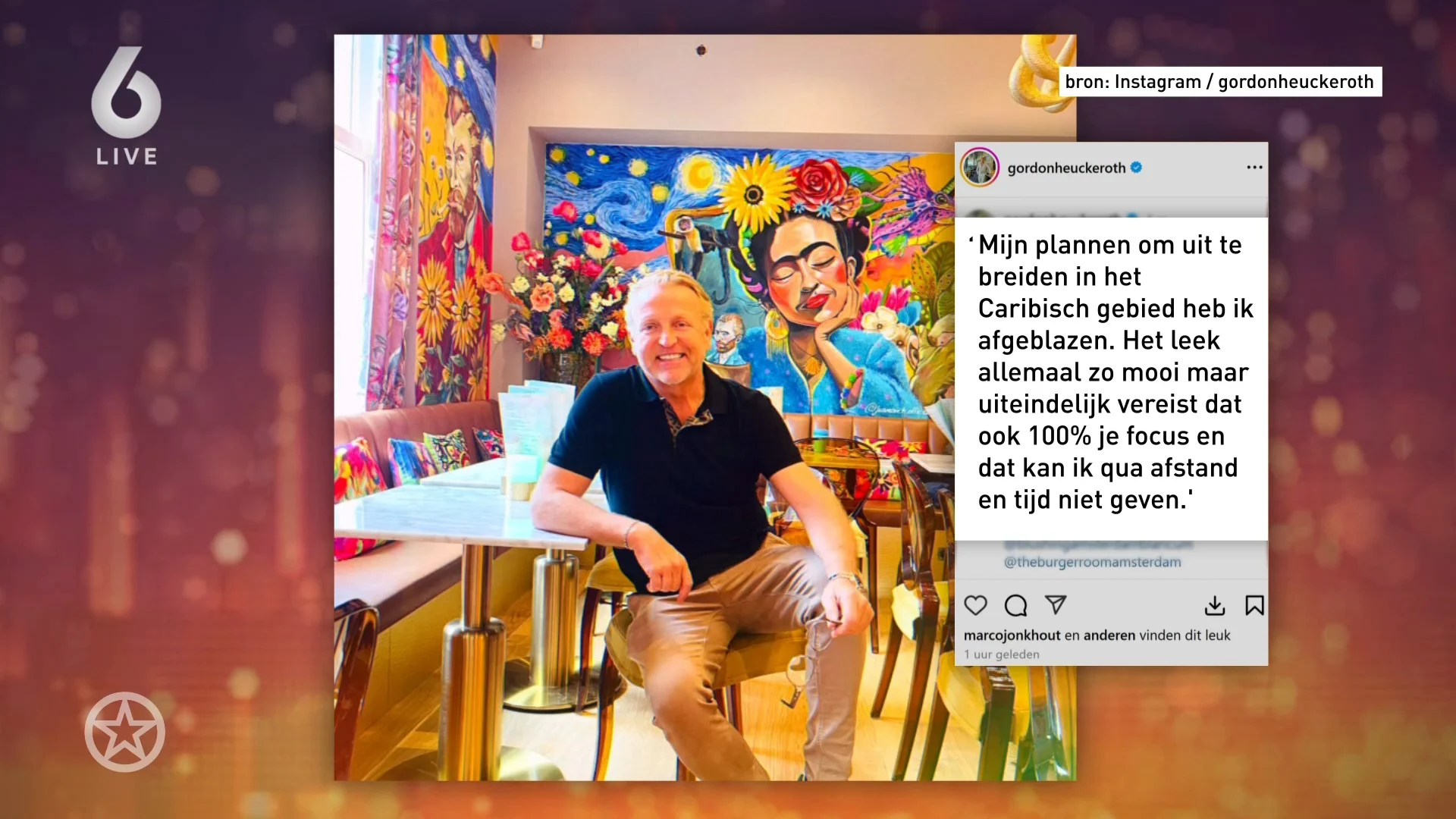 Gordon blaast plannen horecazaken Curaçao en Bonaire af en gaat weg uit Dubai