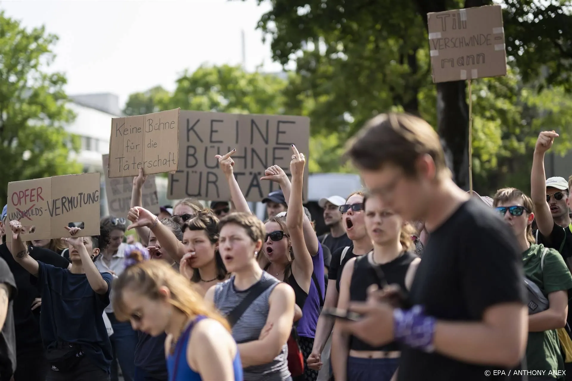 Protest bij concert Rammstein na heftige beschuldigingen
