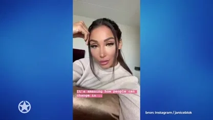 Zo ziet Janice Blok er zonder make-up uit