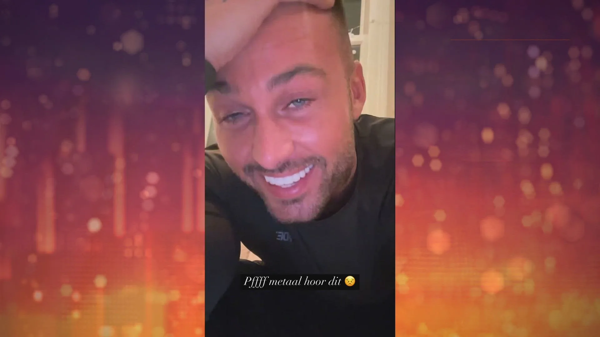 Dave baalt dat hij bokswedstrijd heeft verloren