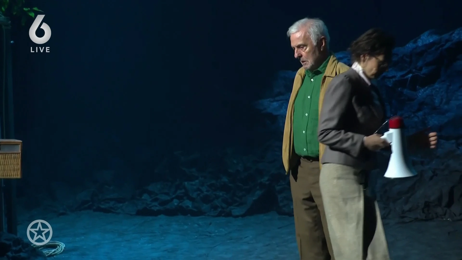 Huub Stapel speelt de hoofdrol in het theaterspektakel Het Geluk van Limburg