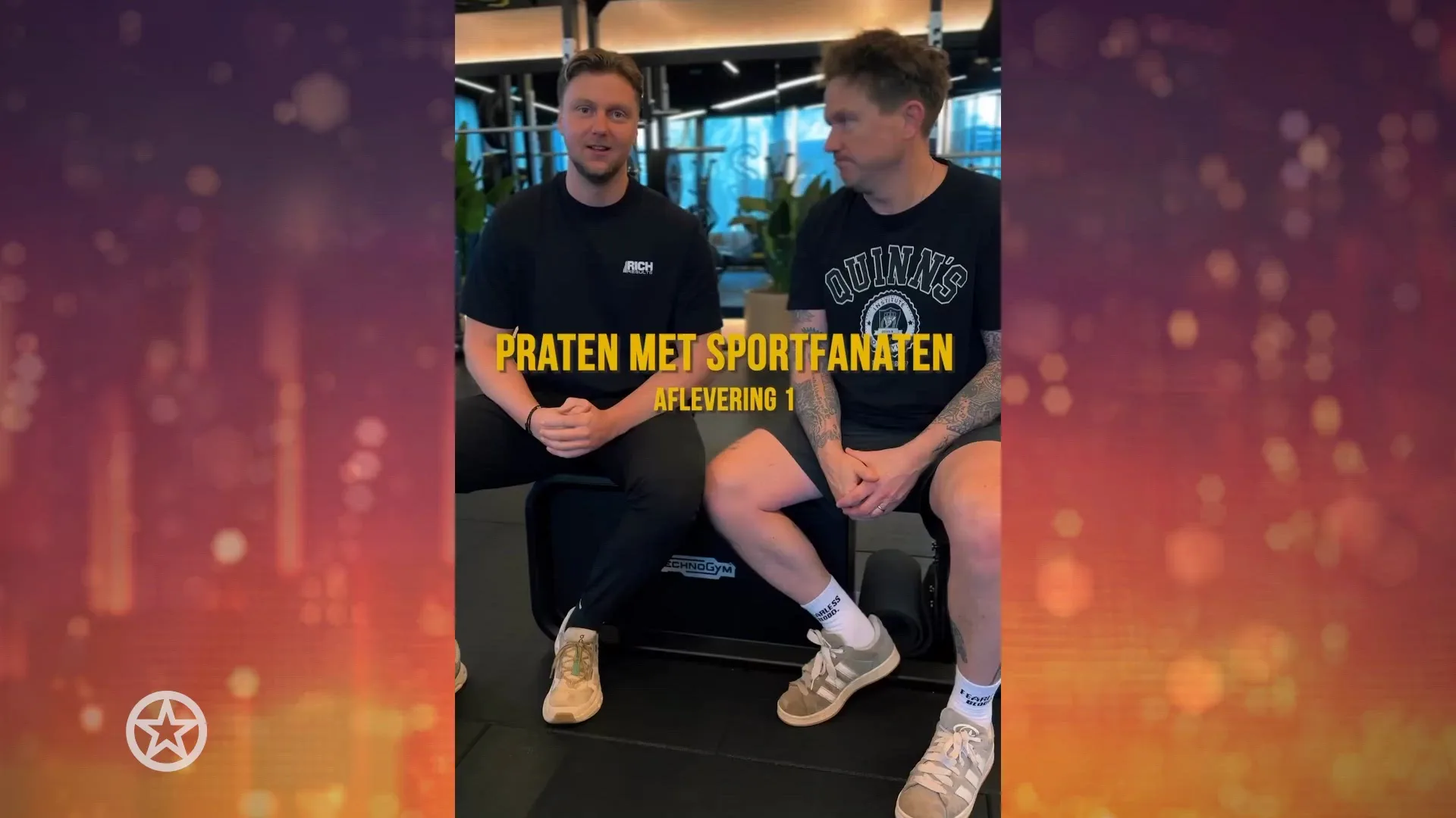 Rich van Hout traint met Johnny de Mol