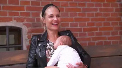 Kimberley Klaver geniet met kleine Julius na onstuimige tijd