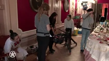 Bij de clipopnames van rising star Tabitha!