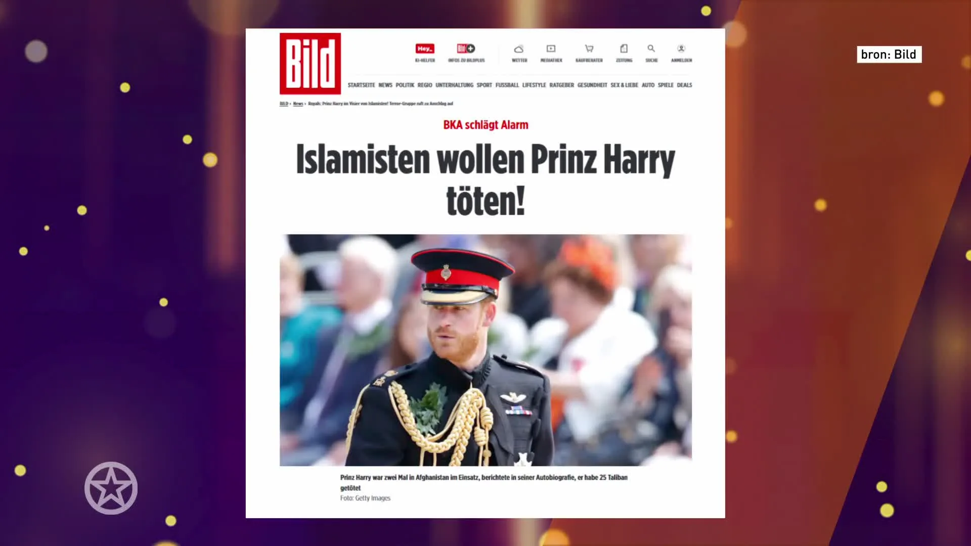 Rechtszaak over beveiliging prins Harry