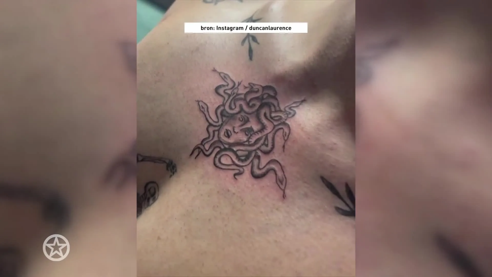 Duncan Laurence laat opvallende tattoo zetten