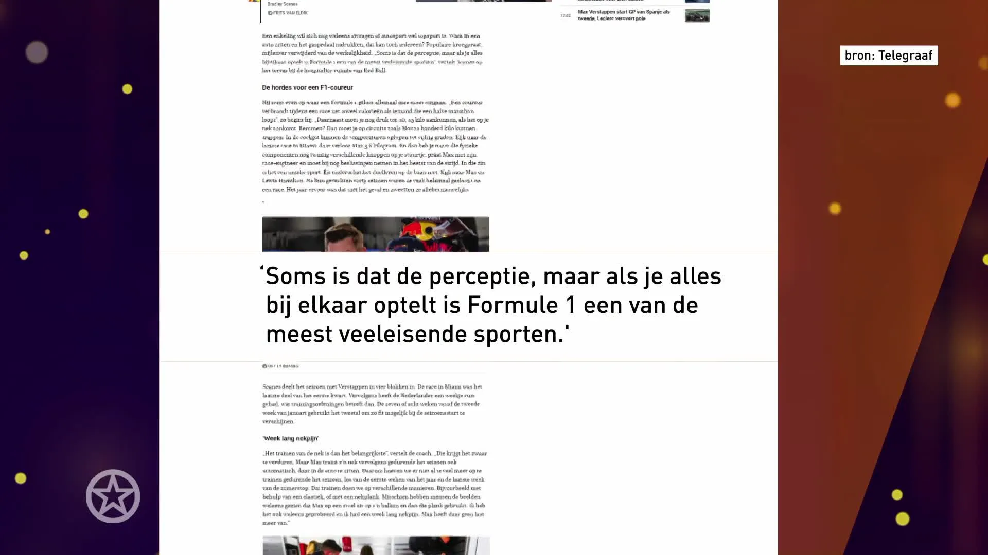 Dit is de personal trainer van Max Verstappen