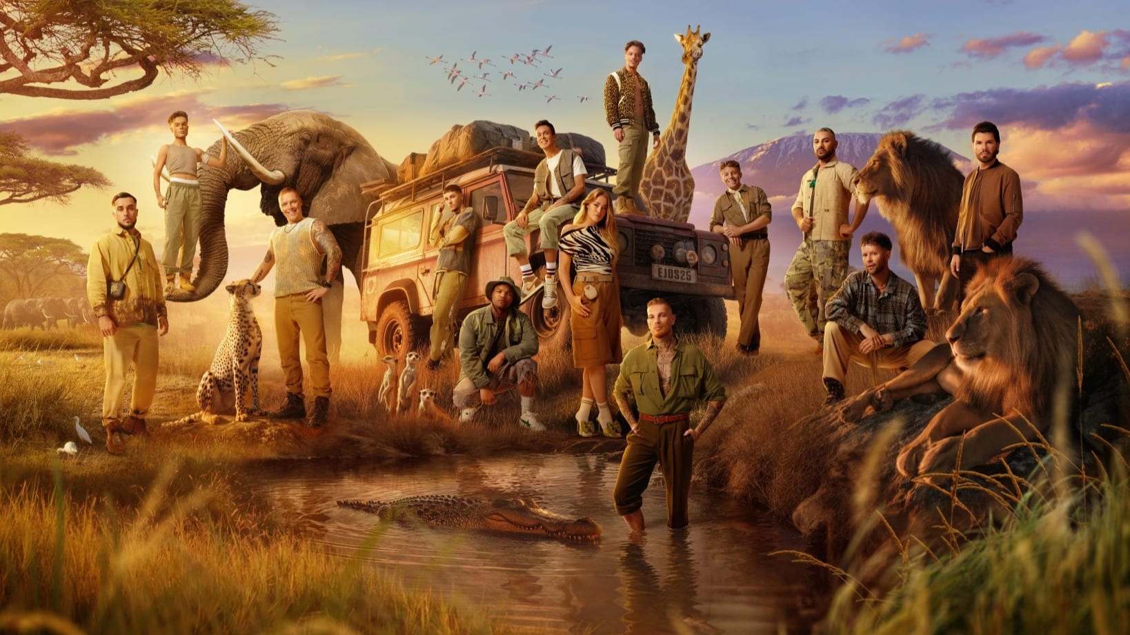 Heftig incident vastgelegd op eerste beelden Echte Jongens op Safari