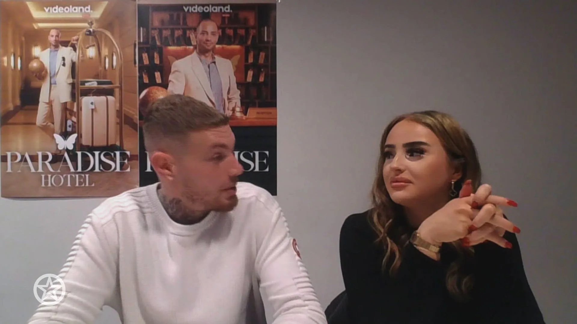 Sjorleone en Charlotte over finale Paradise Hotel