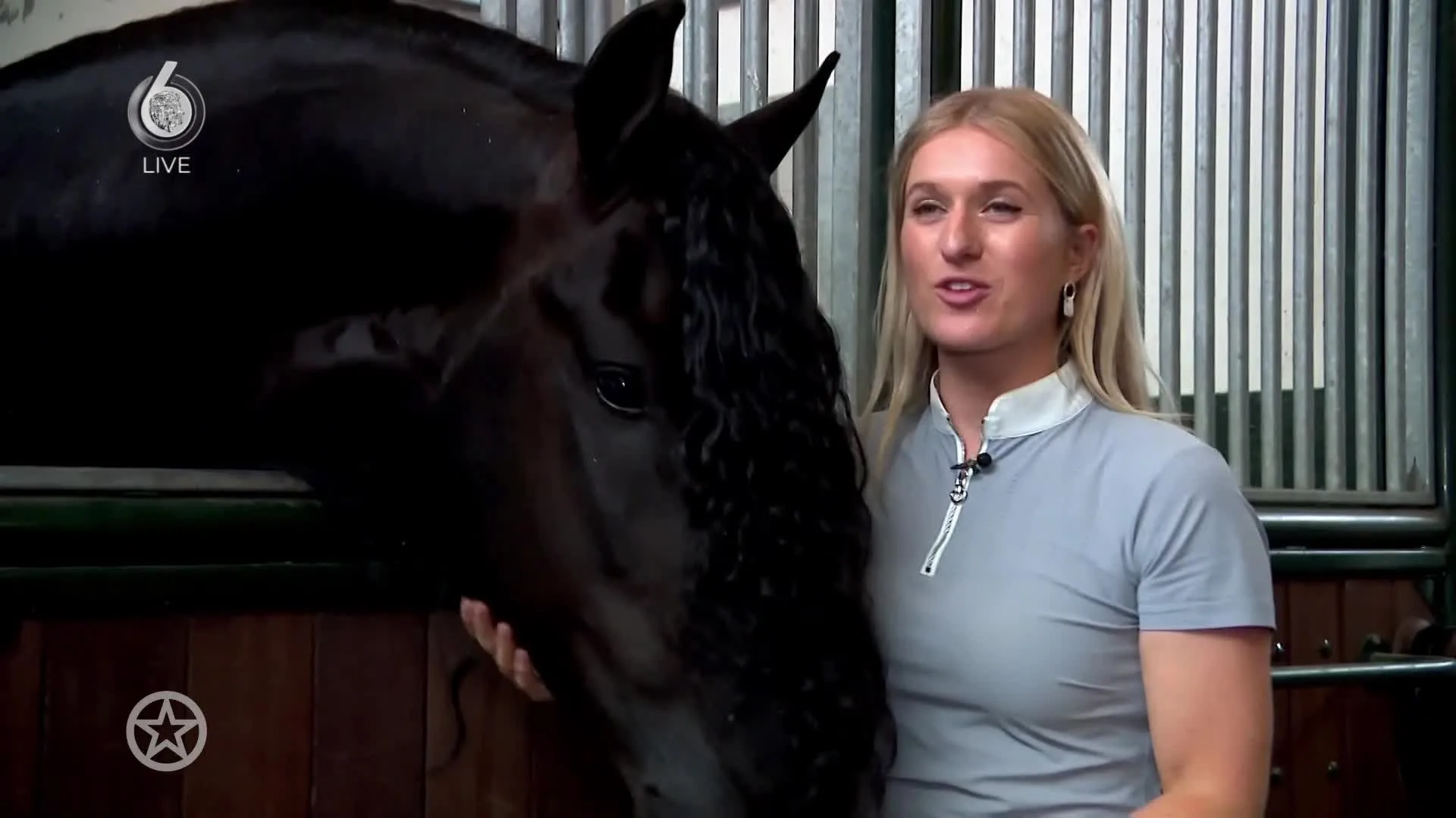 Britt Dekker haar nieuwe paard