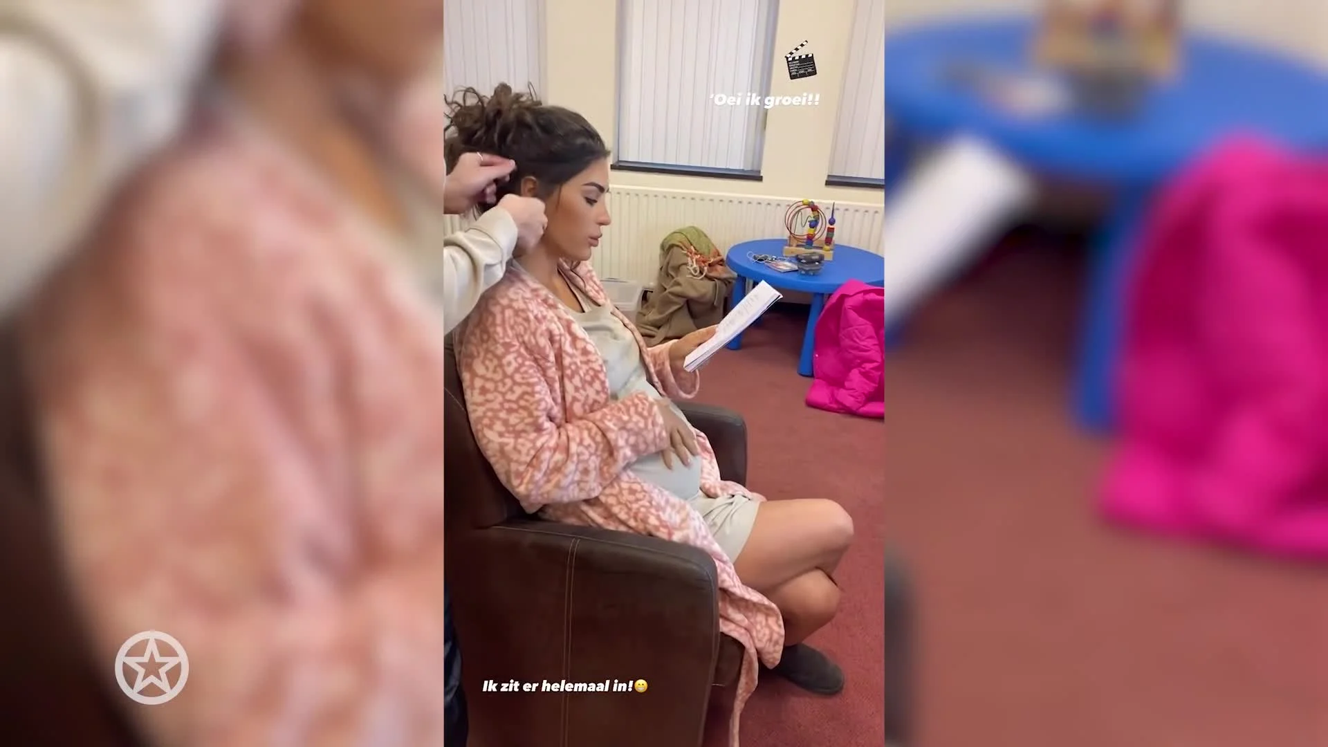 Yolanthe Cabau zit helemaal in haar rol