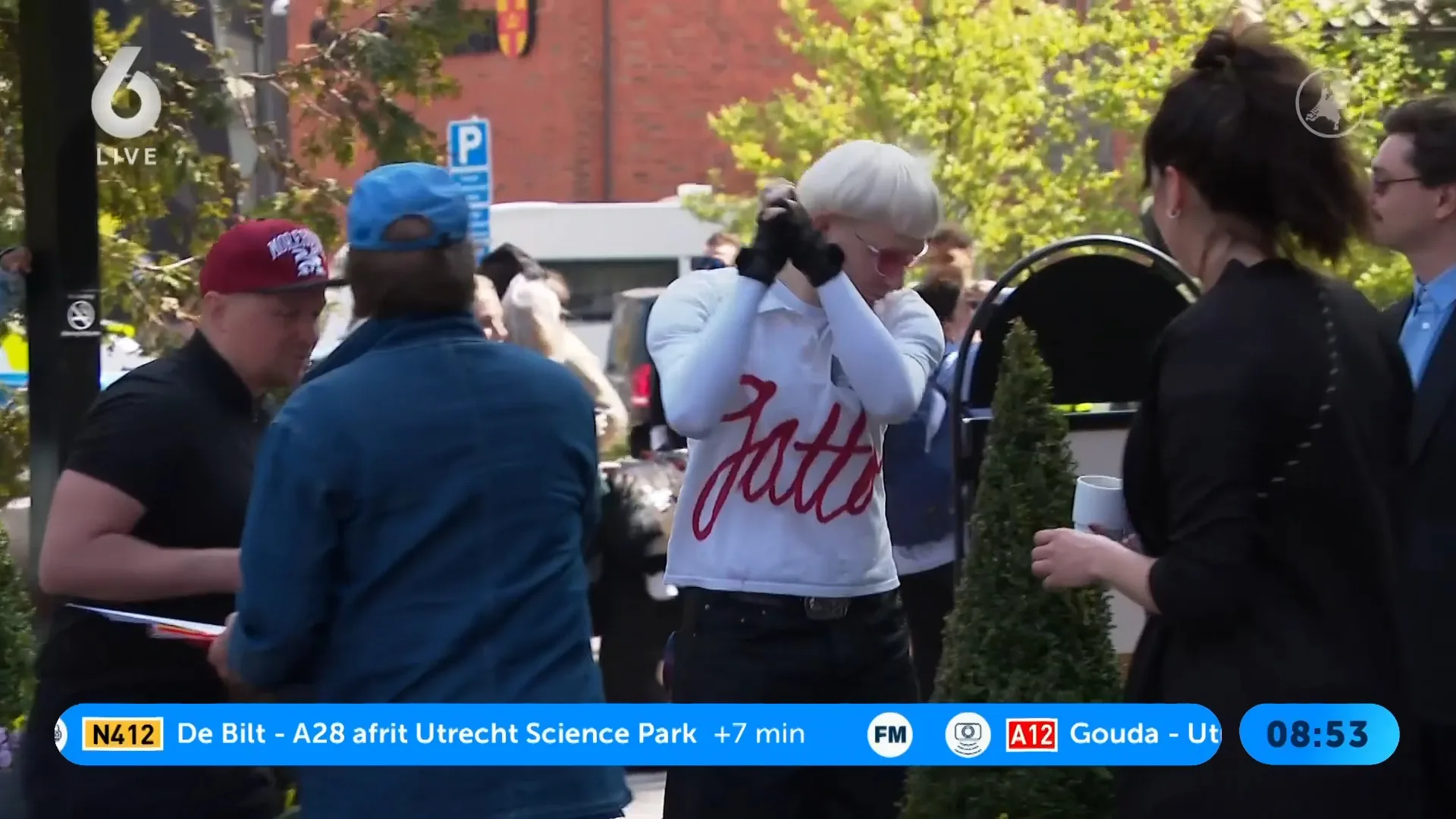 Hulde voor Joost Klein tijdens Songfestival