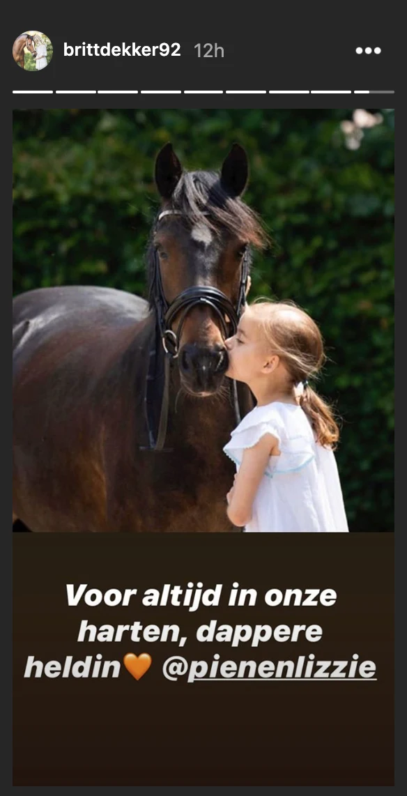 Groot verdriet voor Britt Dekker