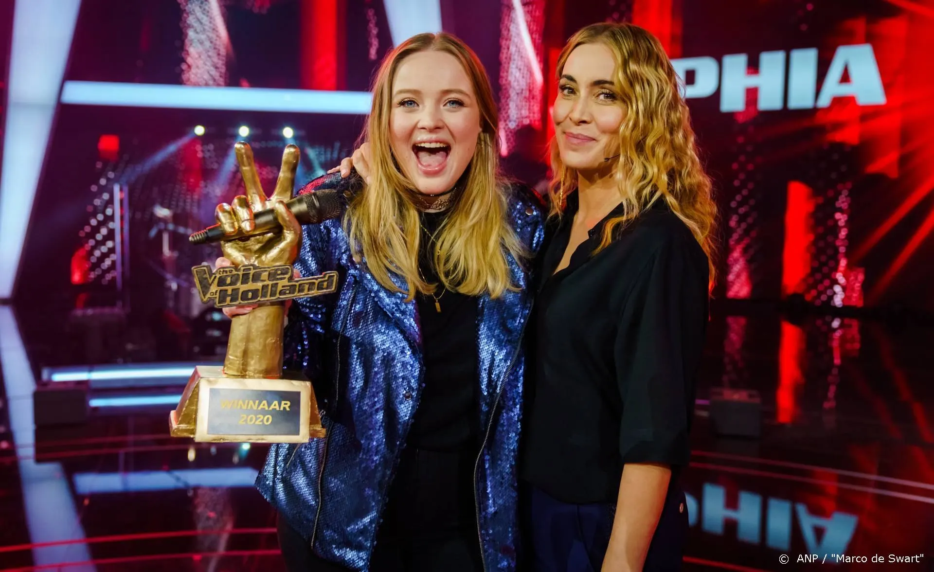 Winnares Sophia heeft genoten van finale The Voice
