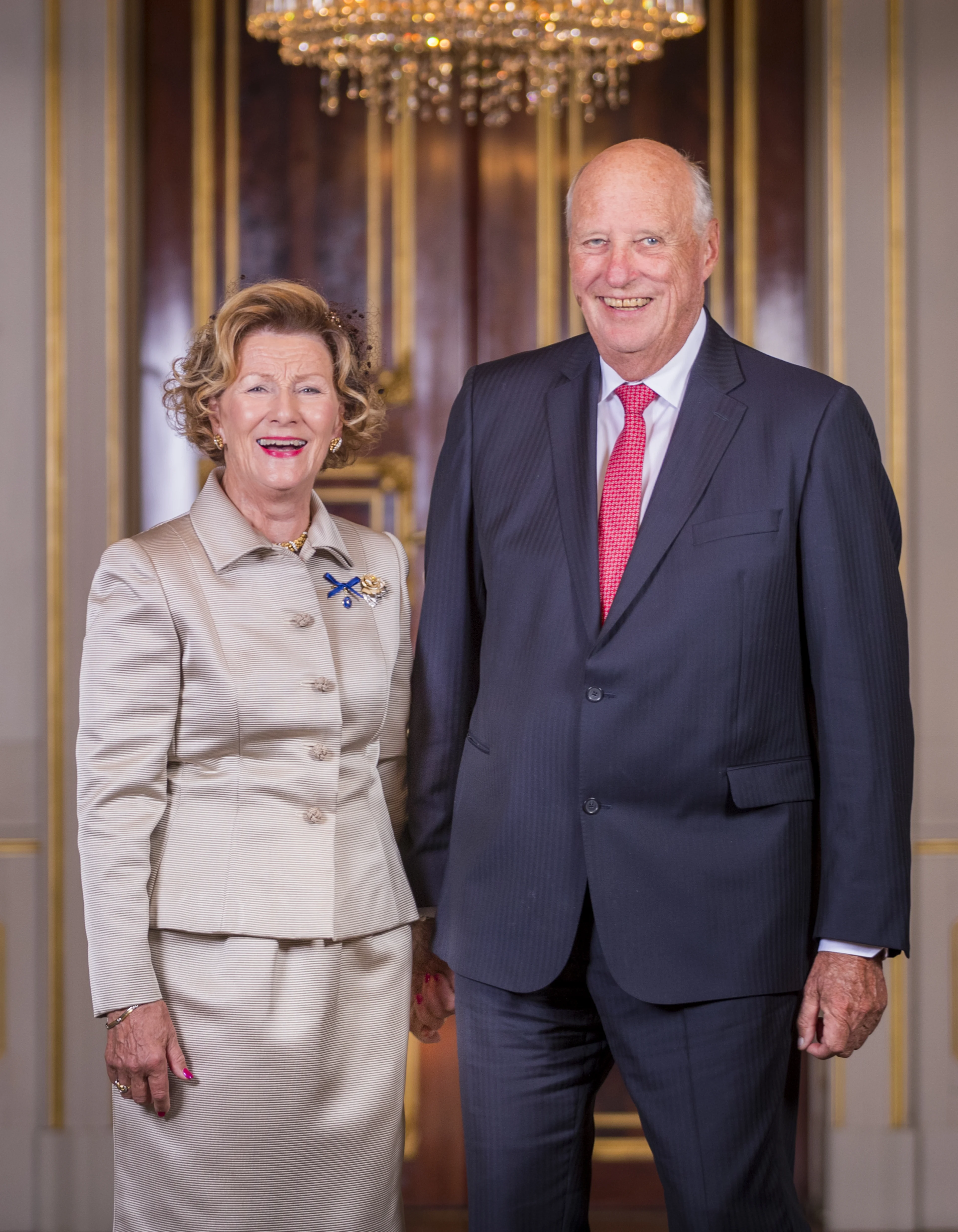 Koning Harald weer op de been