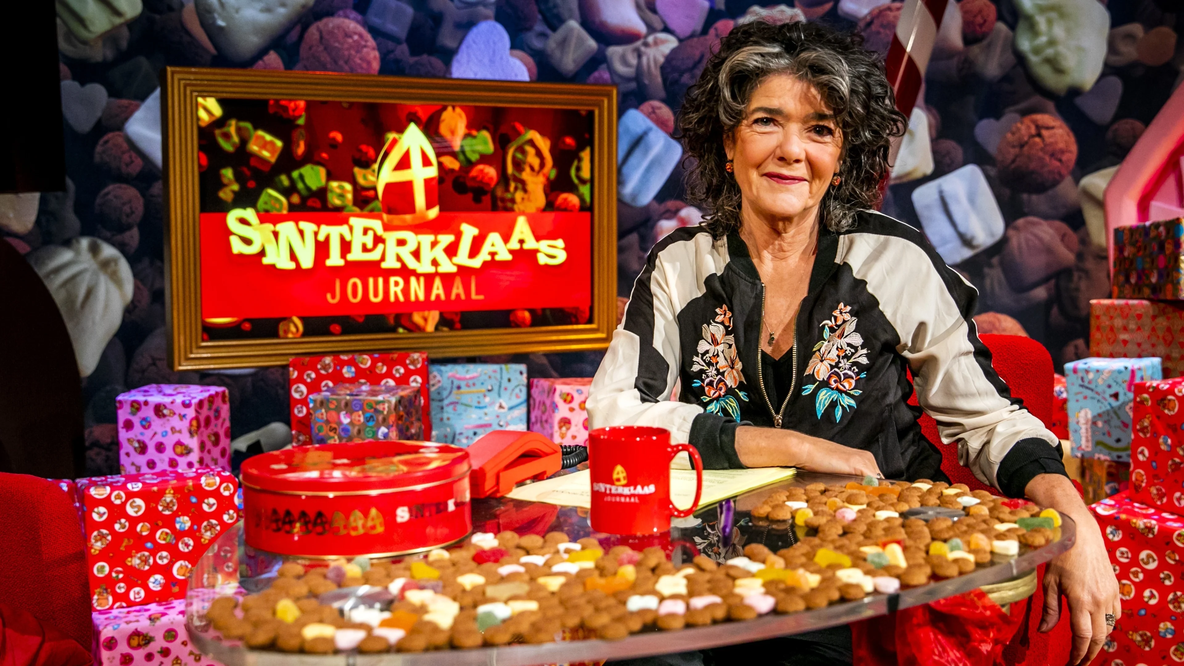 Dieuwertje Blok laat van zich horen bij Sinterklaasjournaal