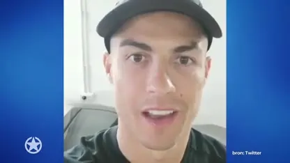 Cristiano Ronaldo in videoboodschap voor Nouri: 'Ik hoop dat je snel herstelt'