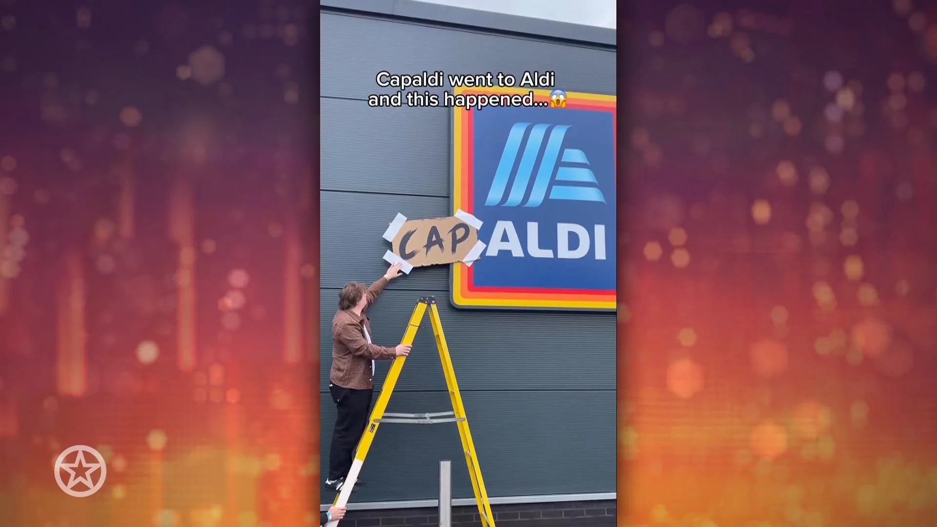 Lewis Calaldi geeft verrassingsoptreden bij de ALDI