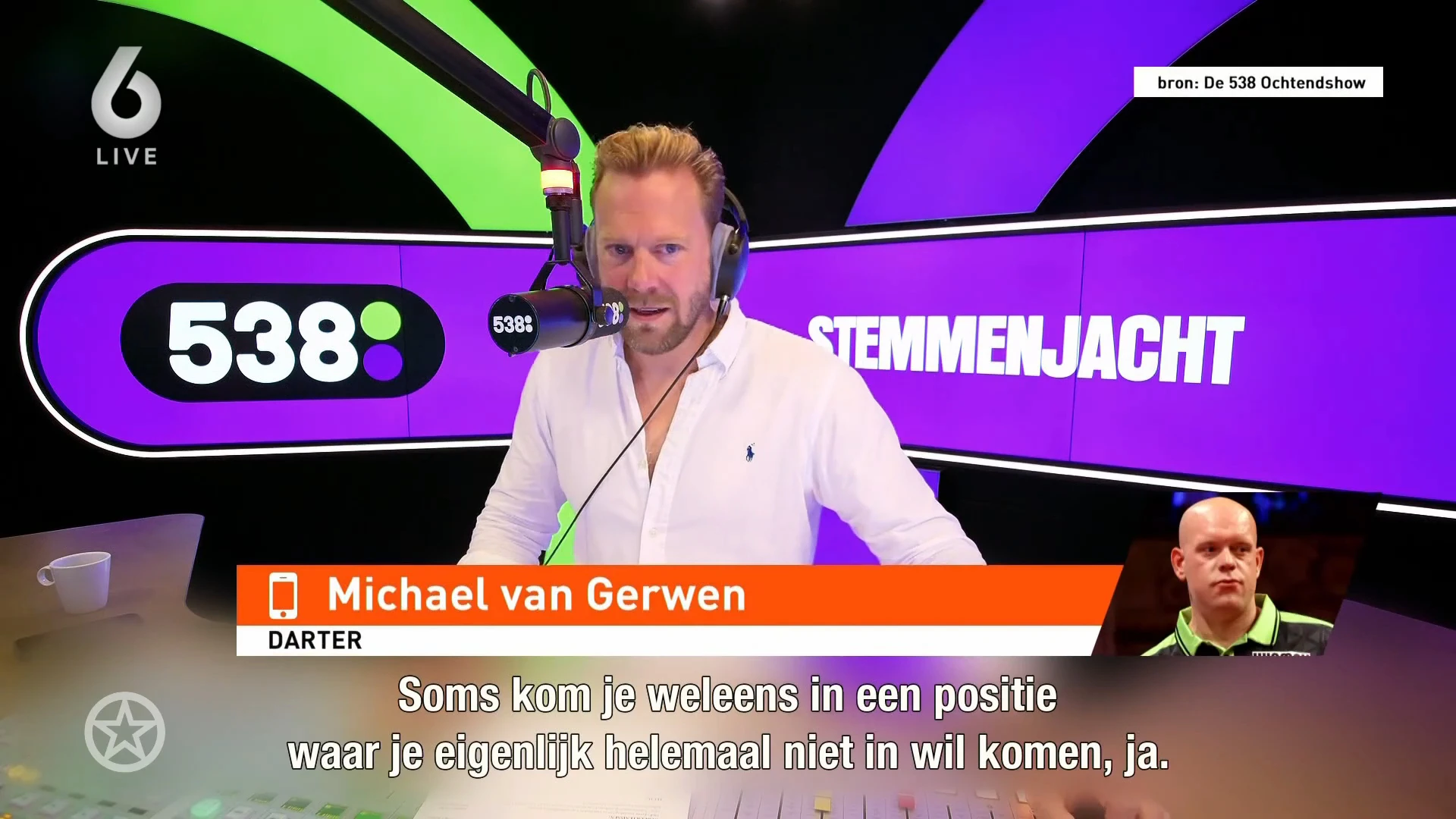 Michael van Gerwen laat van zich horen na shoarmatent-knokpartij